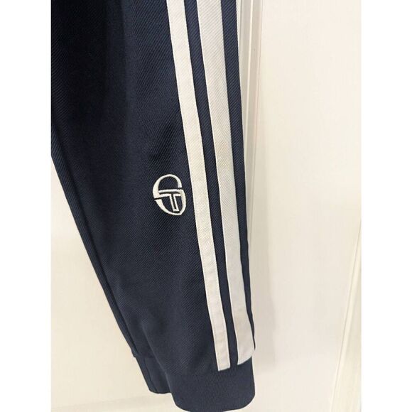 Sergio Tacchini Darmarindo Track Pants‎ - Navy & White men's size Large - Picture 3 of 8